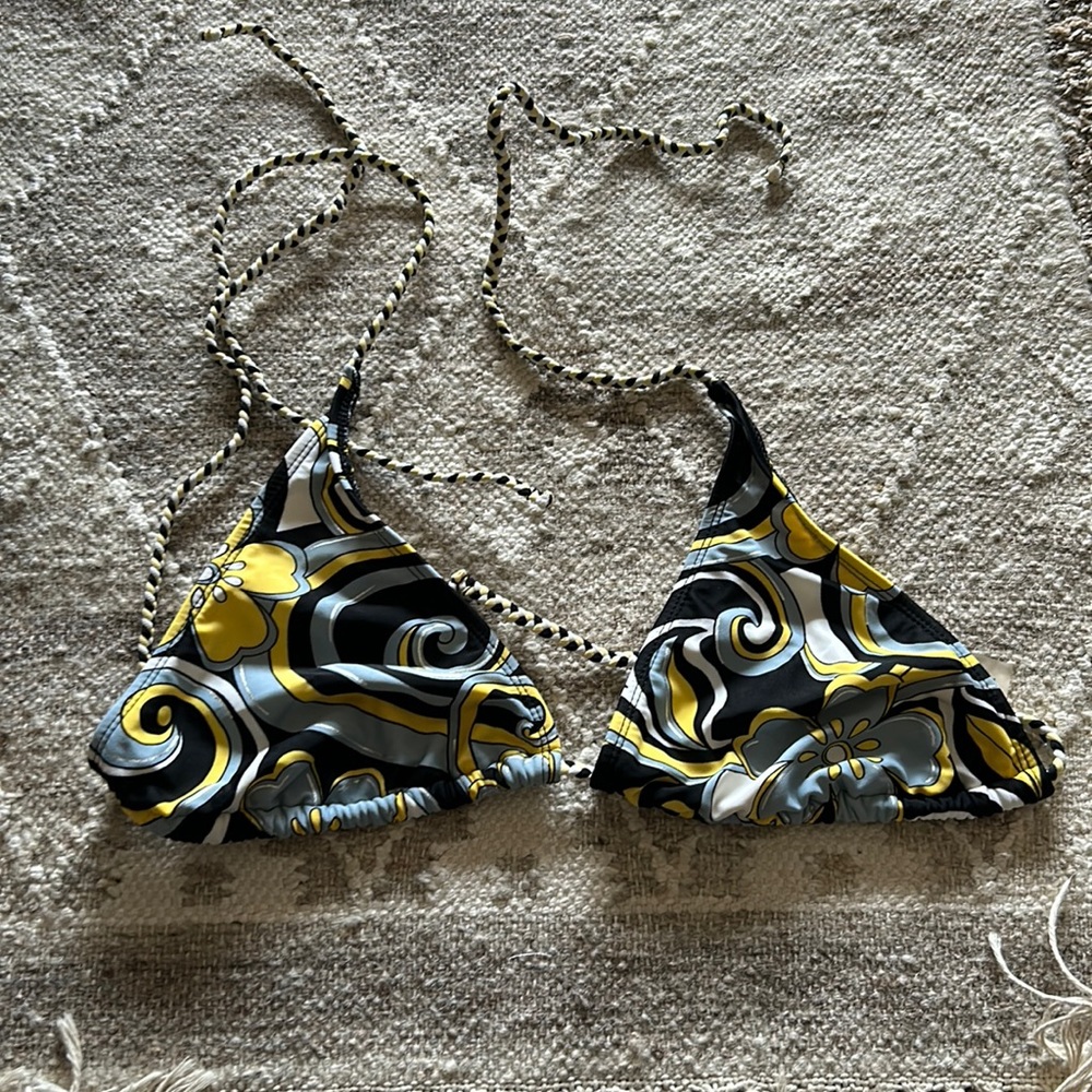 BKE Pattern Bikini Top size L